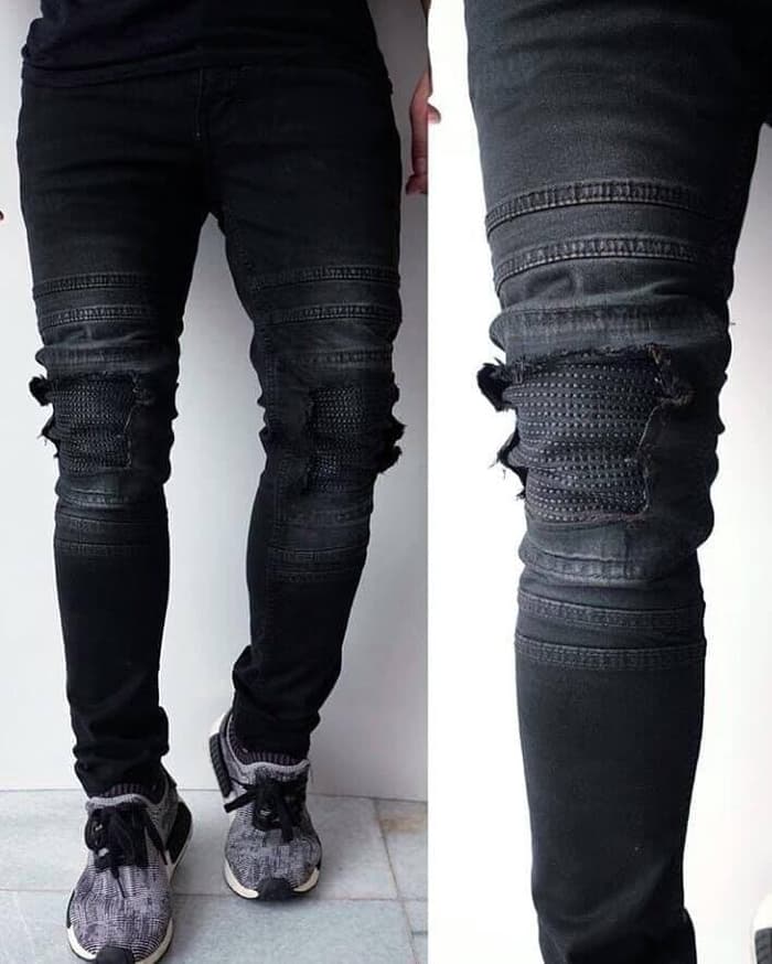 HypeBeast Black hitam celana panjang 