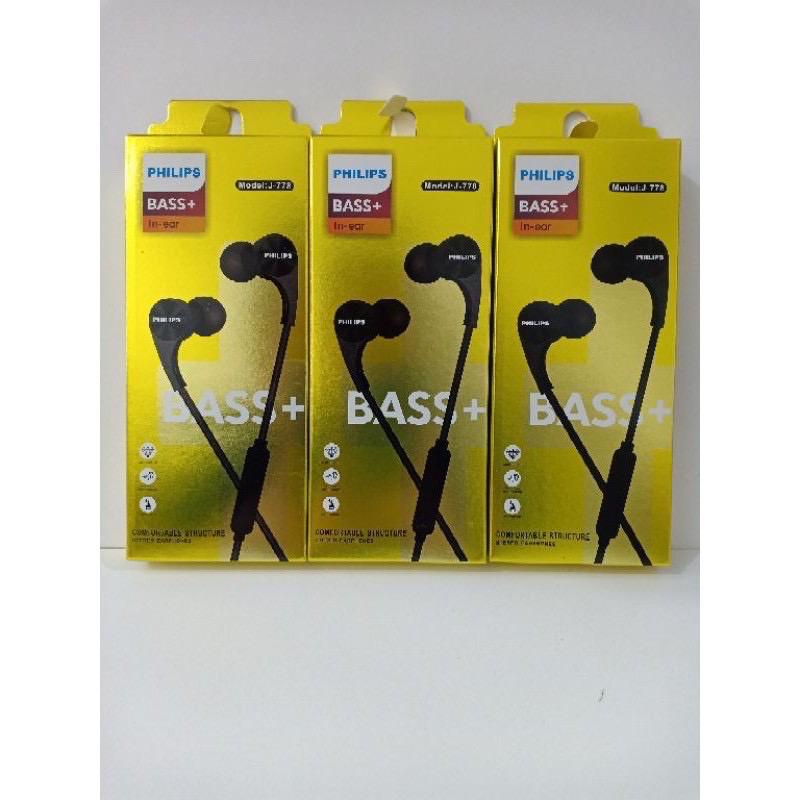 Headset PHILIPS J-778 BASS+ Handsfree PHILIPS J778 Bass In-Ear