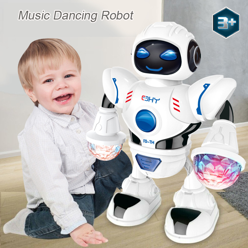 Robot phi hành gia điện tử có chức năng phát nhạc và chớp đèn, có thể đi bộ và nhảy múa dùng làm quà tặng Giáng sinh cho trẻ em 3-10 tuổi OverME - INTL