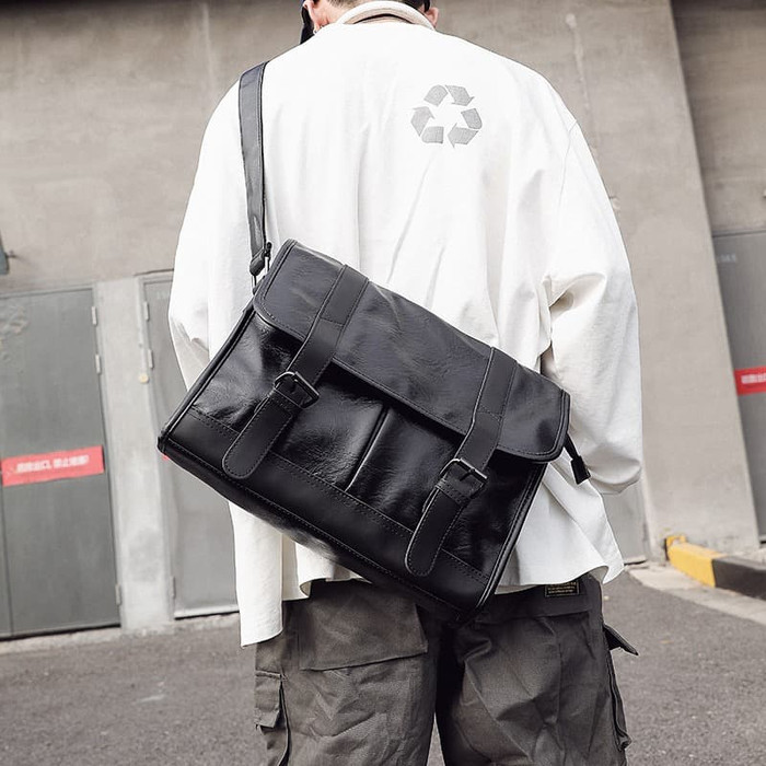 Tas Kerja Pria Kulit Tas Selempang Laptop Kulit Tas Jinjing Kulit Pria