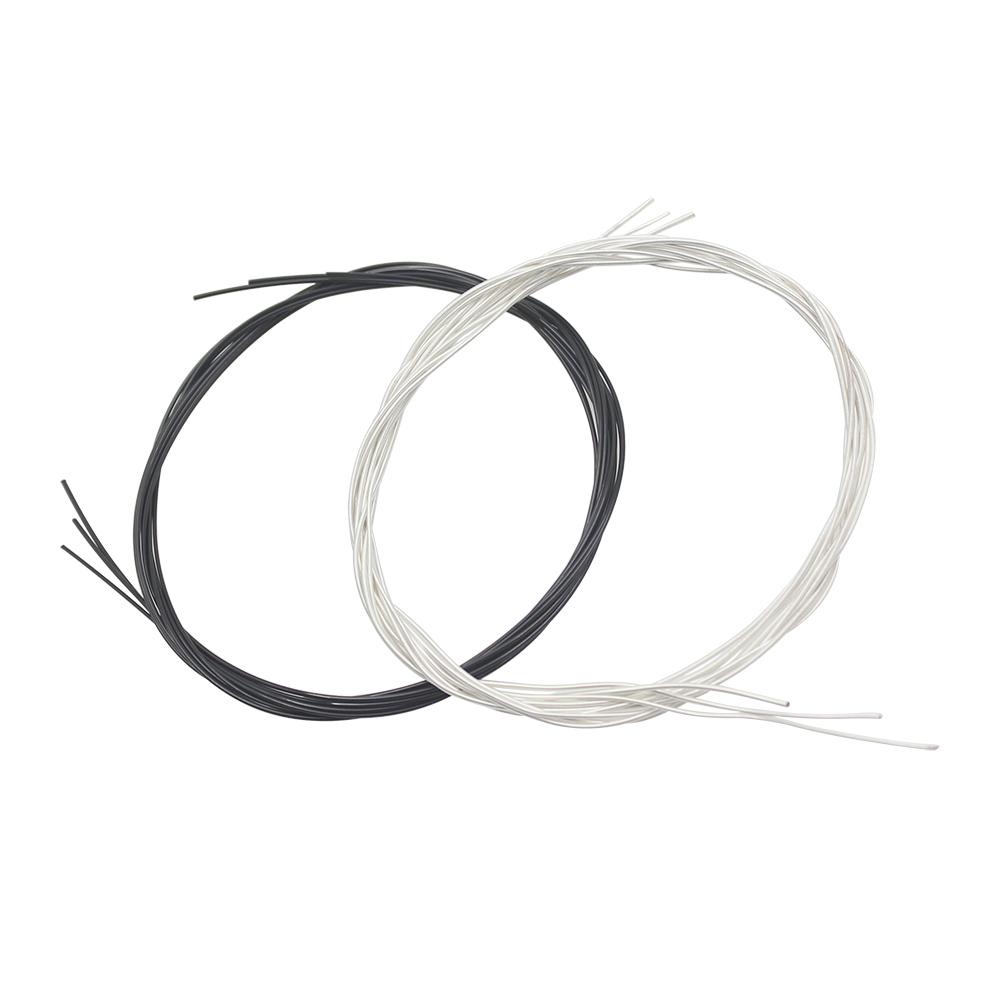 IRIN 6 Pcs Classical Guitar String Set Black Nylon Core Silver-Plated Copper Wound 1st-6th