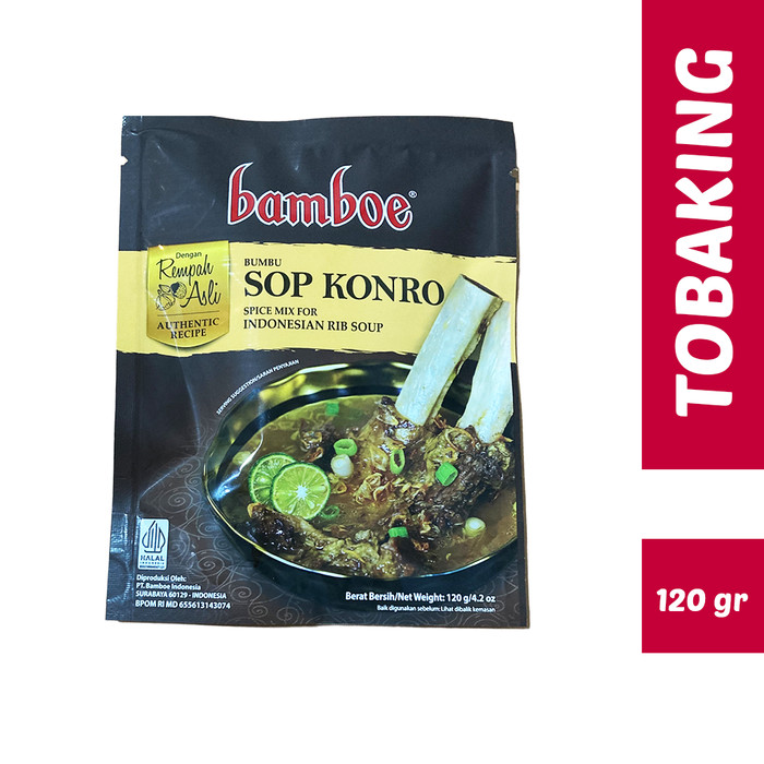 Bamboe Sop Konro Bumbu Instan Gr Bamboe Premium Indonesian Rib Soup Lazada Indonesia