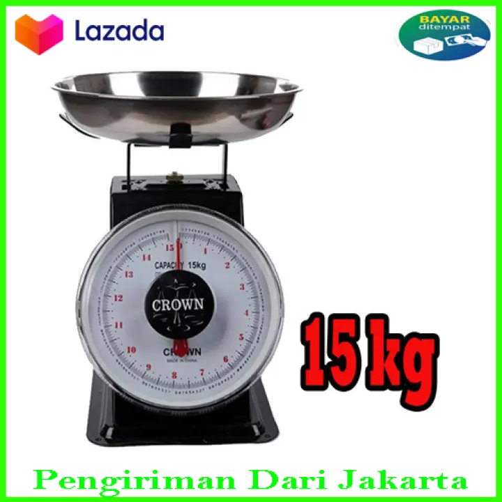Timbangan Buah Crown Gsf Timbangan Manual Crown Kapasitas 15 Kg Timbangan Sembako Timbangan Jarum Lazada Indonesia