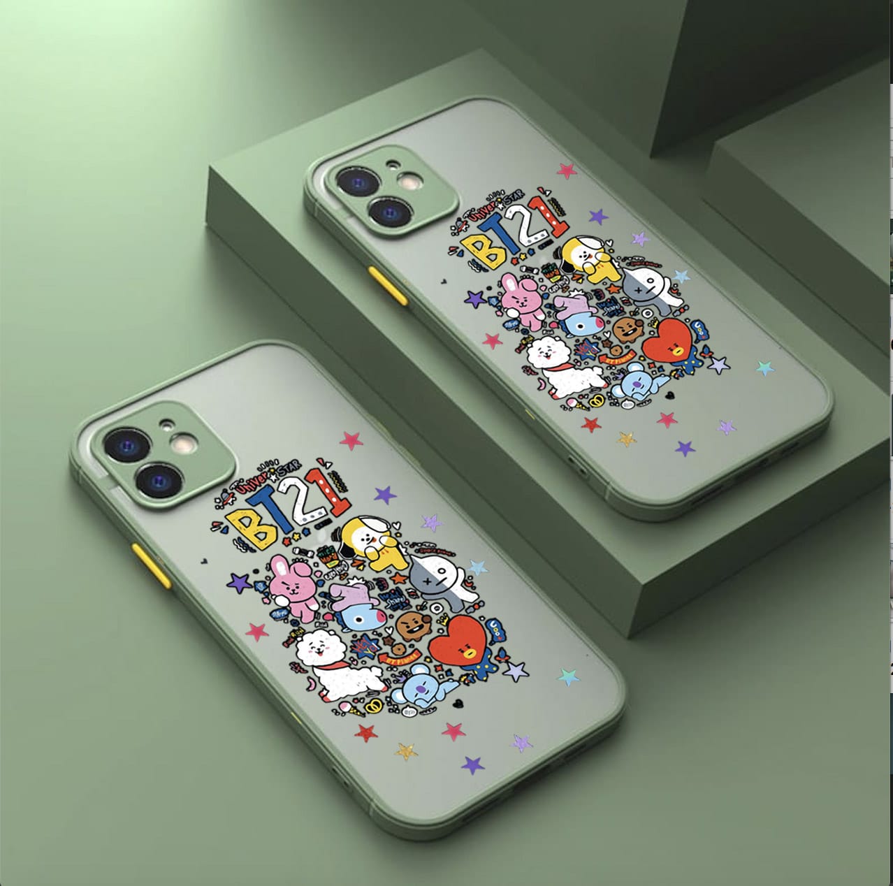 Yoedge 2 Pezzi Cover per Xiaomi Mi 11 Lite,Silicone Morbide Matte Custodia con Farfalla Floral Disegni,Ultra Sottile TPU Case Protettiva Completa Antiurto per Xiaomi 11 Lite 6,55,Viola Chiaro