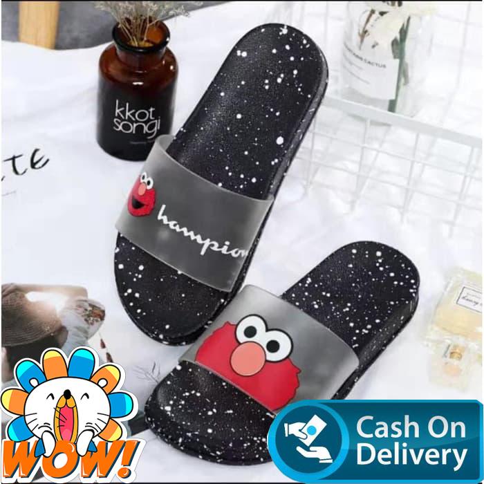 Koekita - Sandal Import ELMO Sol Hitam
