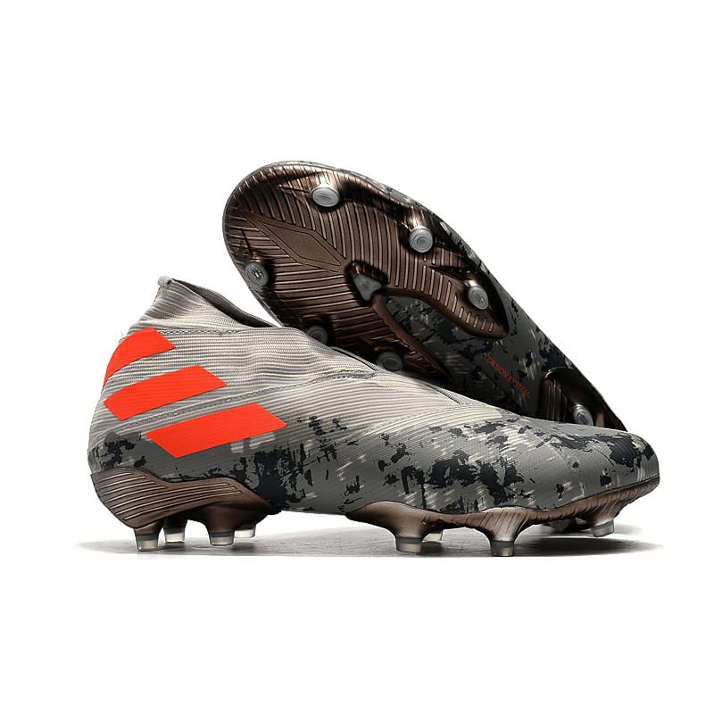 Sepatu Bola Adidas Nemeziz 19+ Grey 