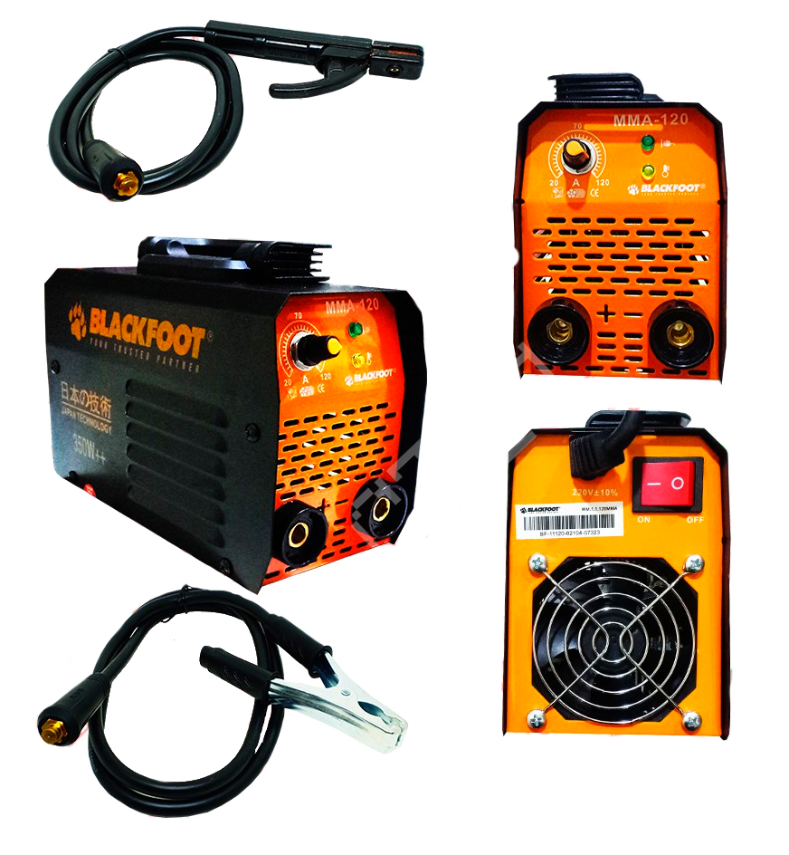 Blackfoot Mesin Las Inverter Mma120 350watt Mesin Trafolas 350 Watt