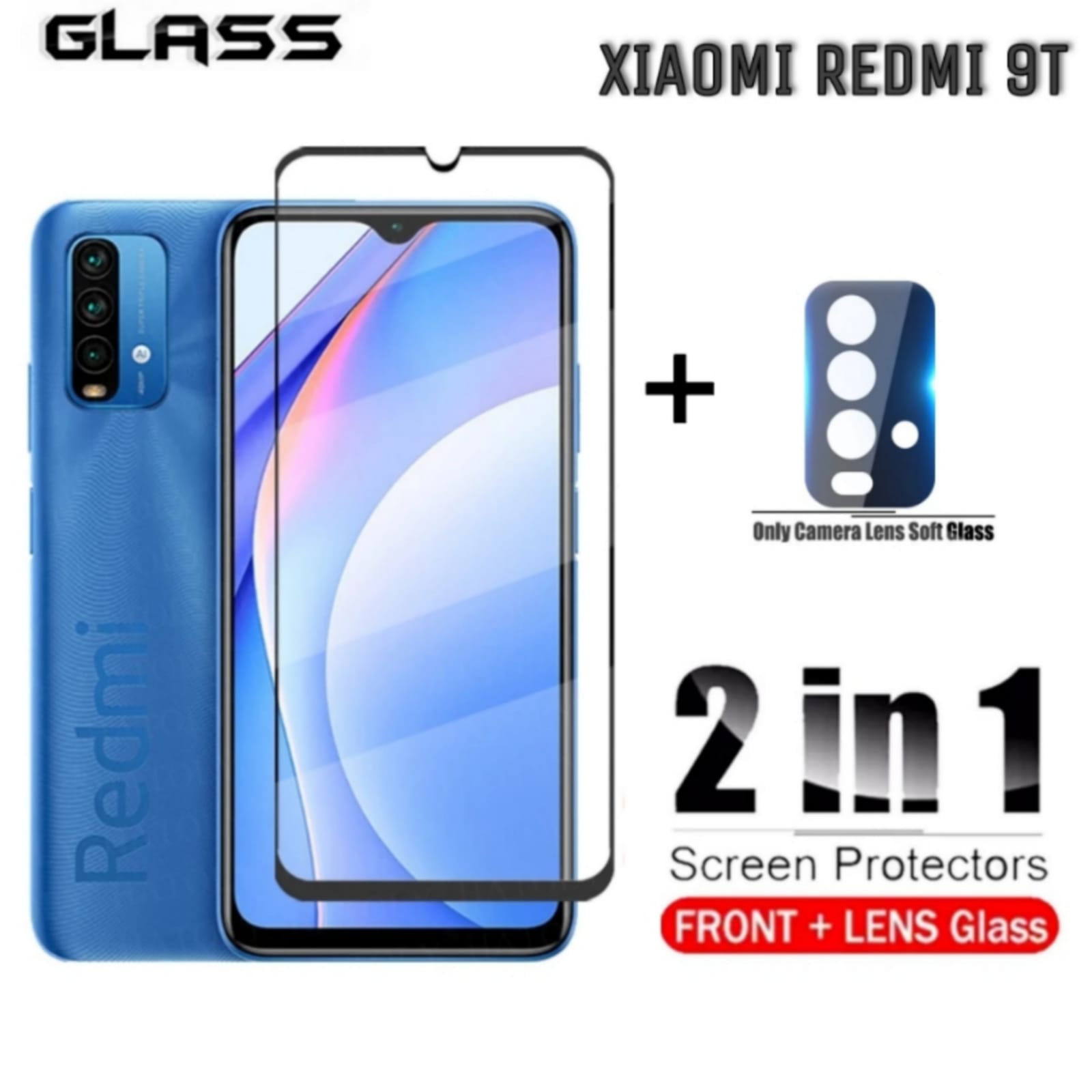 Tempered Glass XIAOMI REDMI 9T Anti Gores Warna Pelindung Layar
