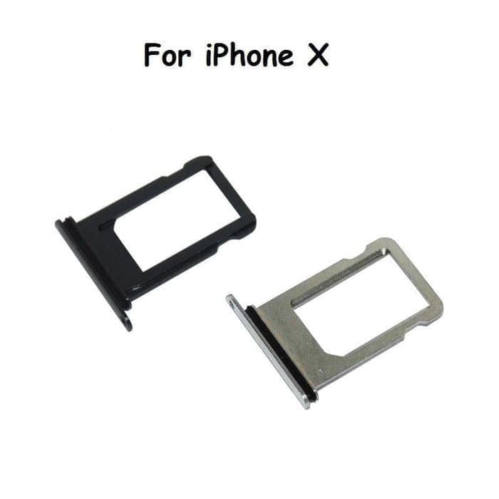 Simtray IPHONE X SIM TRAY Tempat kartu Simcard Simlock Sim Lock Slot