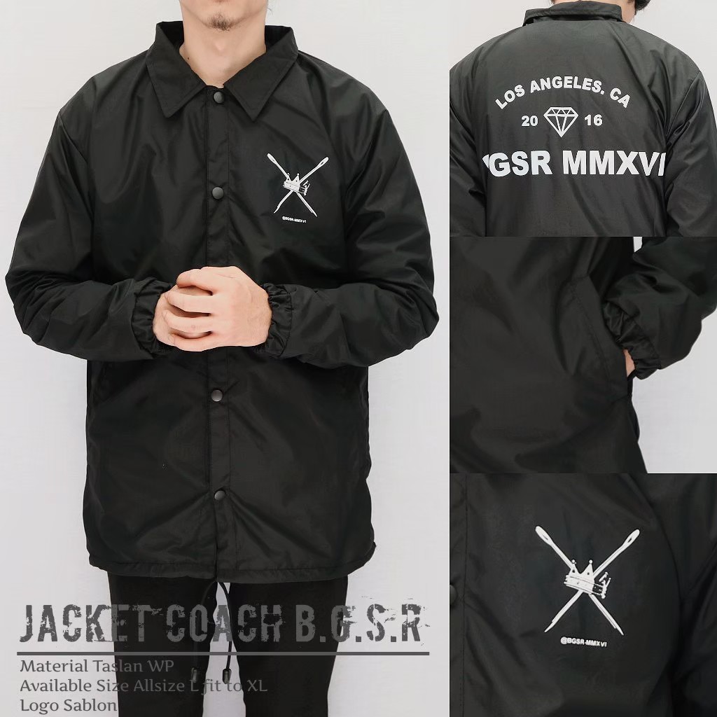 jaket coach taslan