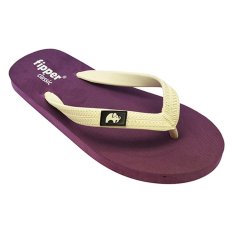 Fipper Classic Ungu - Putih