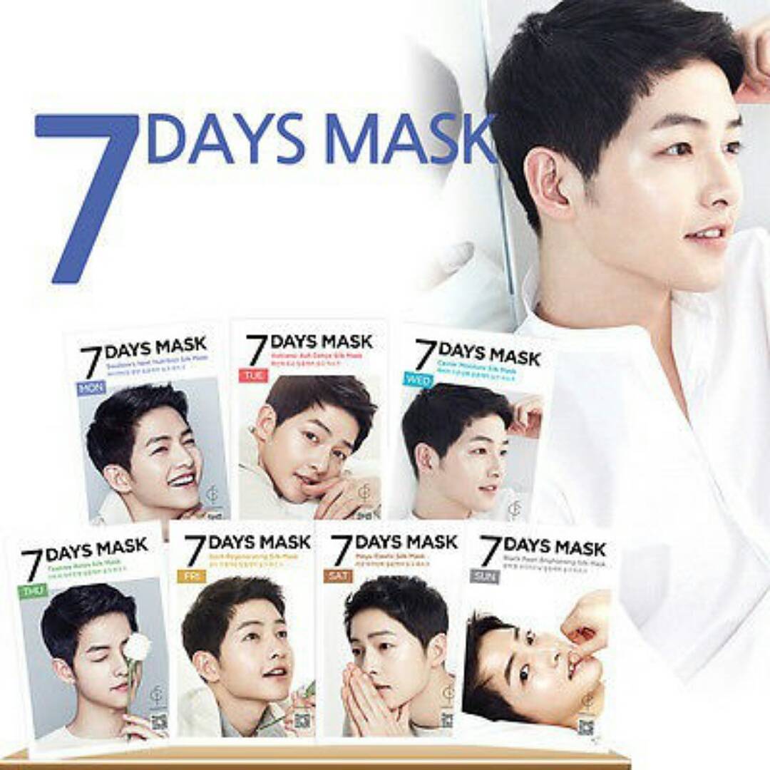 FORENCOS 6 Days Mask Pack Song Joong Ki (TANPA SATURDAY)