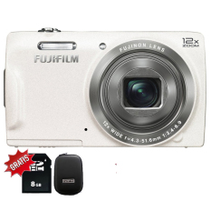 Fujifilm Finepix T550 - 12x OpticalZoom - Putih + SDHC 8GB