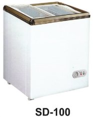 Gea - Freezer Sliding Door - Putih - SD 100 -Khusus JADETABEK