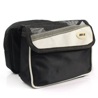 GETEK OYTU Bersepeda Tabung Saddle Bag Bike Frame Pannier Double Side Pouch (Putih)