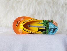 Gloria Bellucci - Magnet Kulkas Souvenir Jakarta Indonesia Sandal