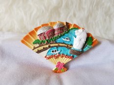 Gloria Bellucci - Magnet Kulkas Souvenir Merlion Singapore Kipas