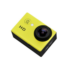 Goldfox SJ4000 720P HD 2 inch Waterproof Sport Action Camera HelmetBike Car Camcorder CAM Mount A8 (Yellow)