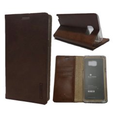 Goospery Mercury Sarung Kulit Leather Case untuk Samsung Galaxy Note 5 - Coklat