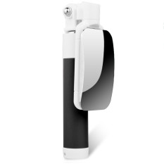Handheld Dapat Diperpanjang Selfie Stick Monopod Tripod untuk Telepon Wired Selfie Stick dengan Cermin untuk Huawei P8/G9 Lite IPhone 5 S/6 S Plus (hitam)