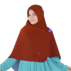 Hijab Alila Gamis Neo Perdana - Coklat