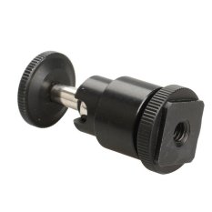 HKS 360 Putar Mini Hotshoe Bracket Ballhead Berdiri untuk DSLR Tripod Kamera