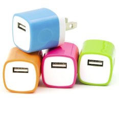 Hot Harga 4 Pcs USB Travel Home 1.0 AMP Power Adapter Wall ChargerPlug untuk IPhone 6/6 PLUS 5 S 5 4 S Samsung Galaxy