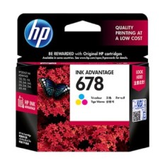 Tinta Printer HP 678 Tri-color Ink Cartridge - Multiwarna