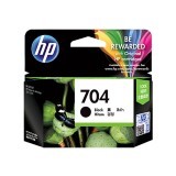 Tinta Printer HP 704 Black Original Ink Advantage Cartridge - Hitam
