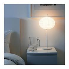 ikea Solleftea Lampu Meja Unik Minimalis - putih