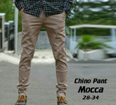 IMPRESIF Celana Chino Pria Slim Fit Impresif / Malmo - Mocca