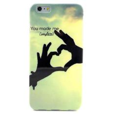 INenk Multi Style Printing TPU Pelindung Kembali Case Penutup Kulit Shell untuk IPhone 6 Plus 5.5 Inch-Warna 16, Kau Membuatku Lengkap