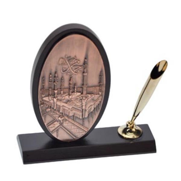 Inno Foto Pen Holder Kaligrafi Mosque Muhammad 2.4x4 - Dark walnut Inno Foto Pen Holder Kaligrafi Mosque Muhammad 2.4x4 - Dark walnut