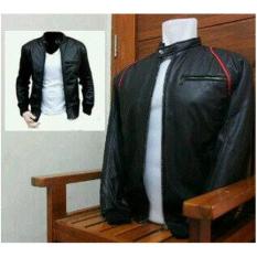 Ispro Jaket Semi Kulit Sk24 Ariel Series Exclusive - Hitam