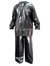 Jas Hujan Ibex Tribal - Hitam