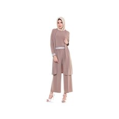 Java Seven Long Dress Wanita Sabhira OKI 002 - Coklat