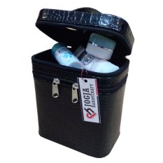 Jogja Craft Box Make Up / Kotak Make Up Beauty Case - Crocodile Hitam