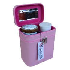 Jogja Craft Box Make Up / Kotak Make Up Beauty Case - Pink
