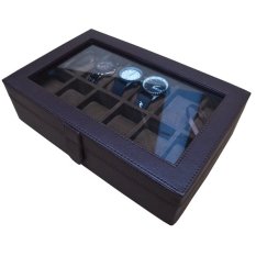 Jogja Craft - Kotak Jam Tangan Isi 12 Coklat