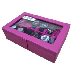 Jogja Craft - Kotak Jam Tangan Isi 12 Pink Fanta