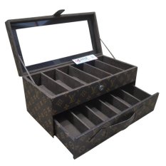 Jogja Craft - Monogram Glasses Box Organizer - Kotak Tempat Kacamata Isi 12