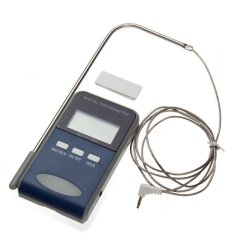 JOR LCD Digital Termometer Makanan Dapur Grill Daging Oven 1.3 M Tali-Intl