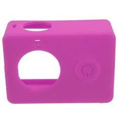 Jor Silicone Pelindung Case Penutup Kulit untuk Xiaomi Yi SJCAM GoPro HD 3 + 4 Kamera (Rose)-Intl