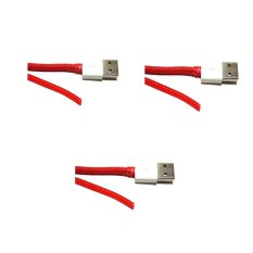 Kabel Paket Kabel Pelindung - Merah - 3 Pcs