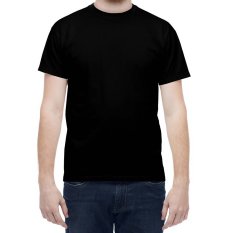 KalosTee Kaos Polos Cotton Combed 24s - Hitam