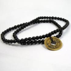 Kalung Kokka Import Turki Kayu Fuqaha Kaukah Koin Hitam