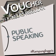 Kampung Inggris Public Speaking Reguler Kediri 2 minggu