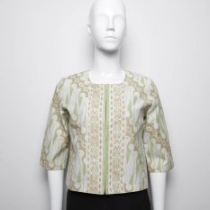 Kencana Pajajaran Kardigan Batik Pastel - Hijau