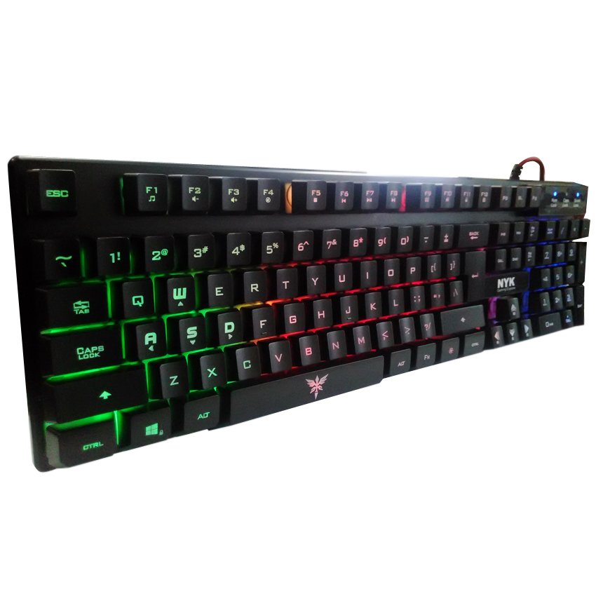 Keyboards Gaming Keyboard Runing LED NK02 - Hitam Keyboards Gaming Keyboard Runing LED NK02 - Hitam