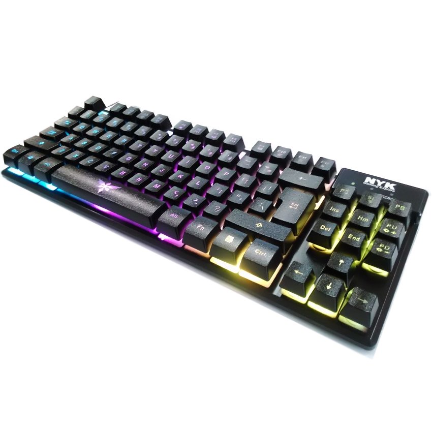 Keyboards Gaming Keyboard TKL Backlight NK01 - Hitam